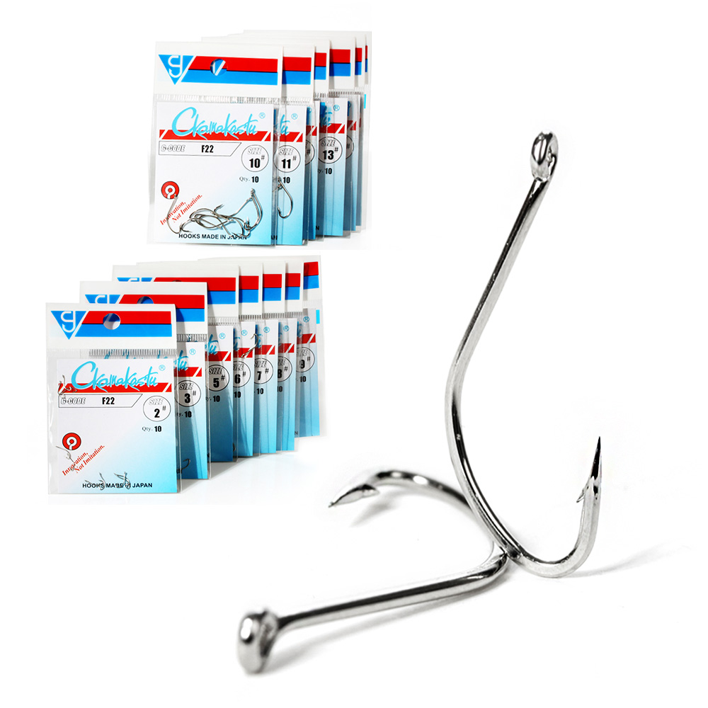 Fishing Hook Offset - Ckamakastu f22 branco água salgada auxiliar