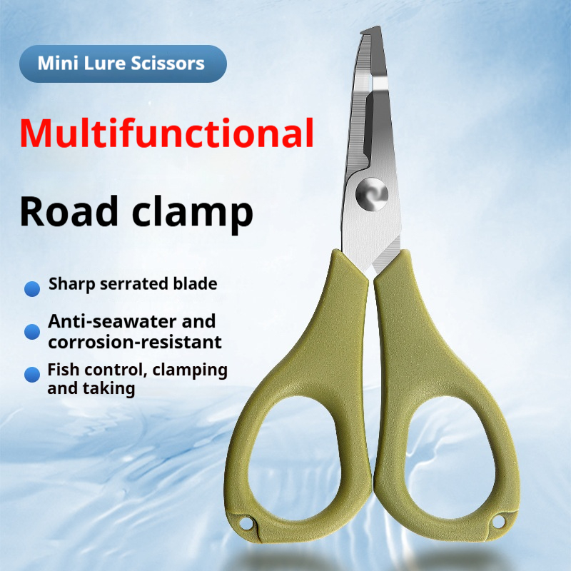 Fishing Hook Sharpener - Mini tesoura multifuncional luya pesca tesoura