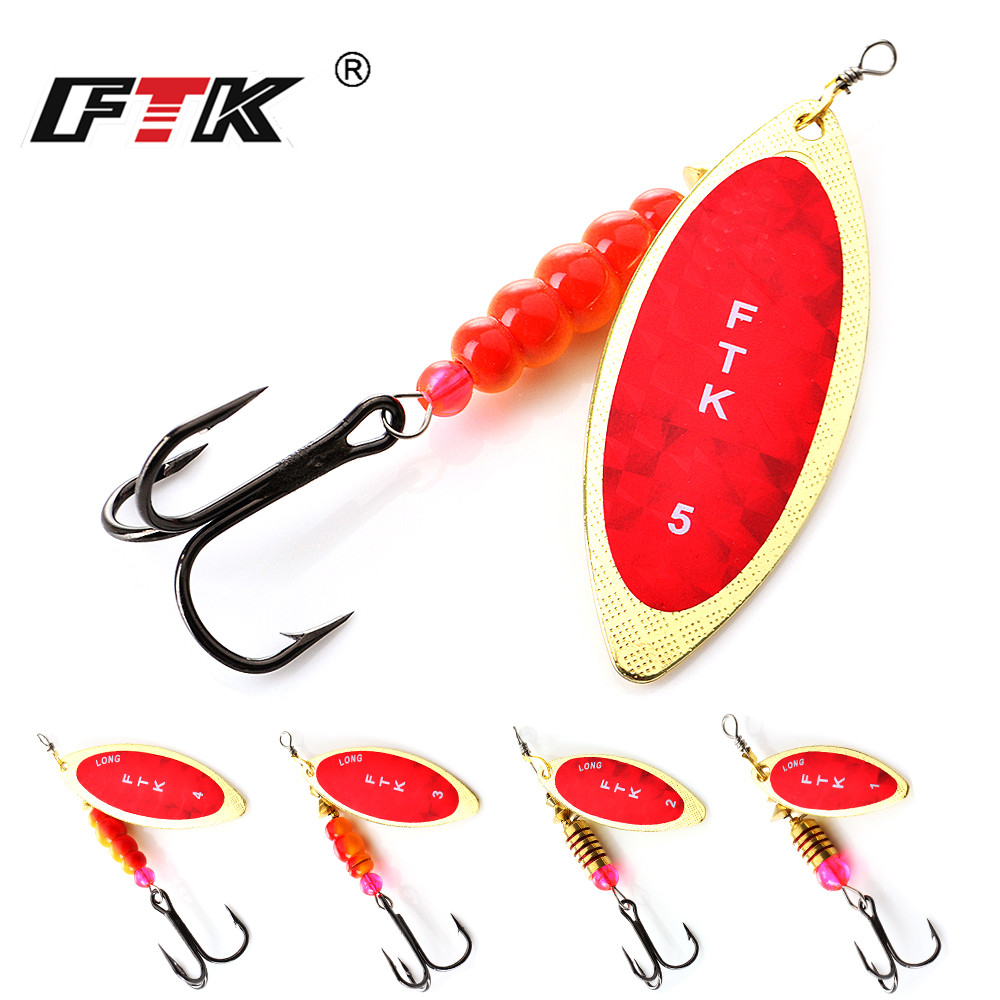 Fishing Hook Treble - Ftk spinner isca 4g/7g/12g/18g/30g colher iscas