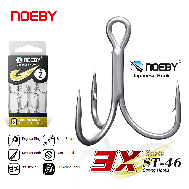 Fishing Hook Offset - Noeby Ganchos de pesca de aço
