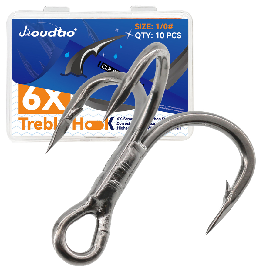 Fishing Hook Offset - 6x gancho agudo de pesca 10
