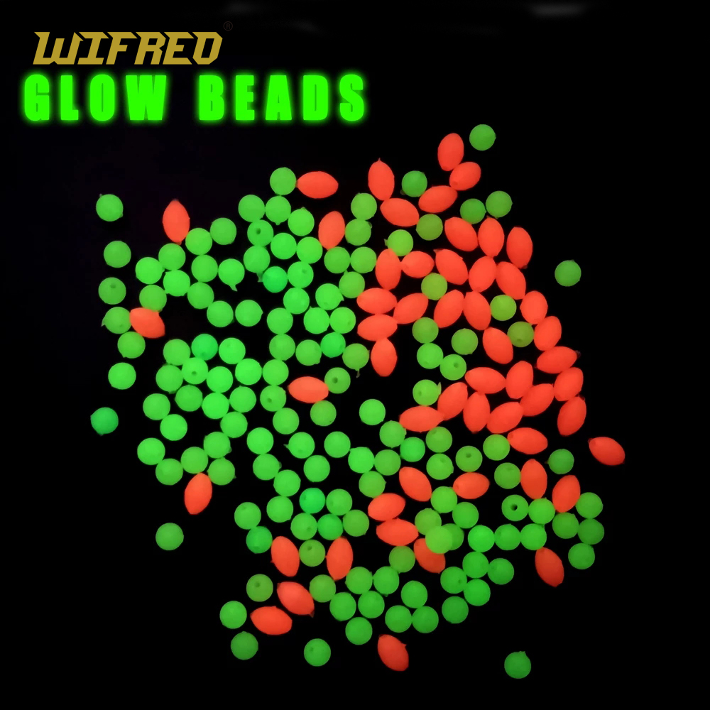 Fishing Hook Treble - Wifreo Luminous Oval Soft Fishing Beads,