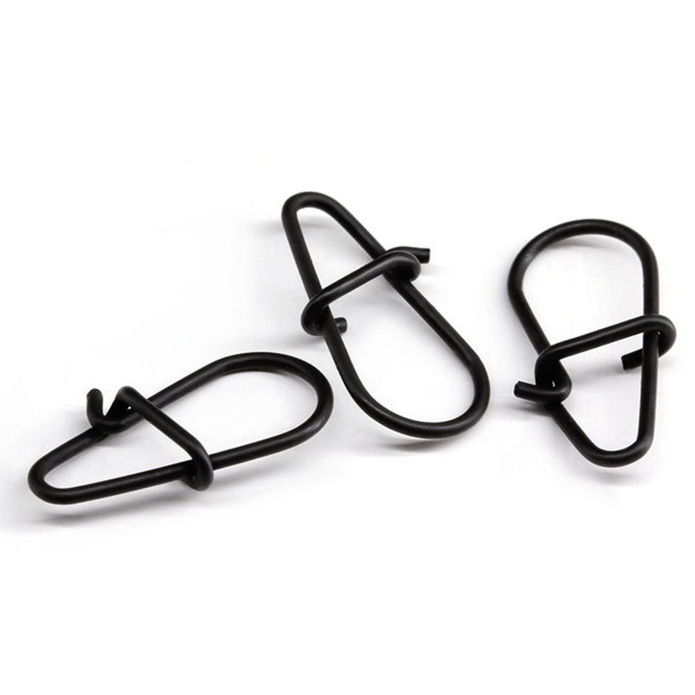 100 pçs/lote preto fosco snap  - Fishing Hook Stainless Steel avaliação e preço