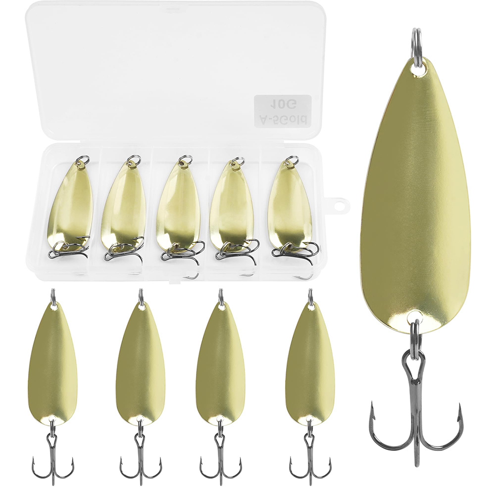 5 pçs colheres de pesca iscas  - Fishing Hook Treble avaliação e preço