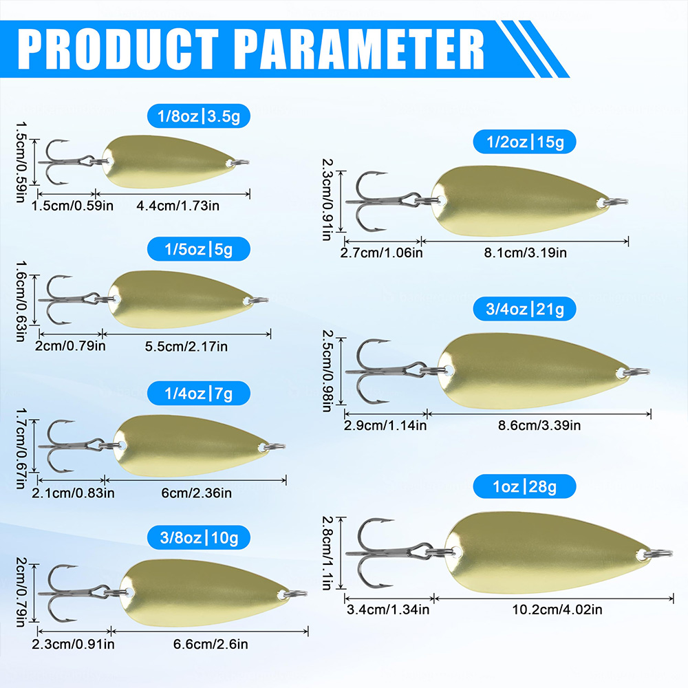 5 pçs colheres de pesca iscas  - Fishing Hook Treble avaliação e preço