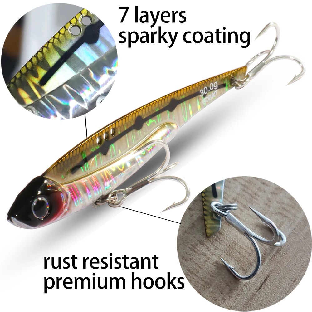 Goabatit vib isca de pesca 20g - Fishing Hook Treble avaliação e preço
