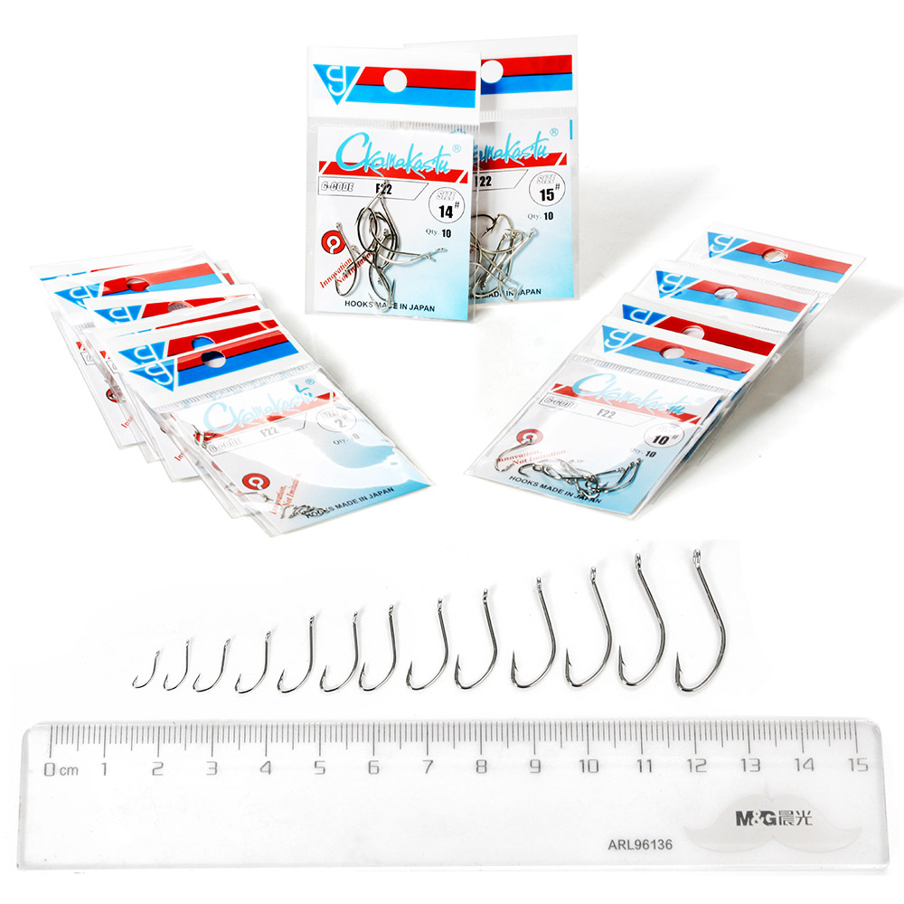 Ckamakastu f22 branco água sal - Fishing Hook Offset avaliação e preço