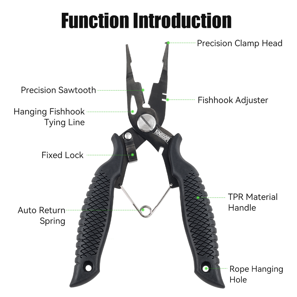 Alicate de pesca reino multifu - Fishing Hook Stainless Steel avaliação e preço