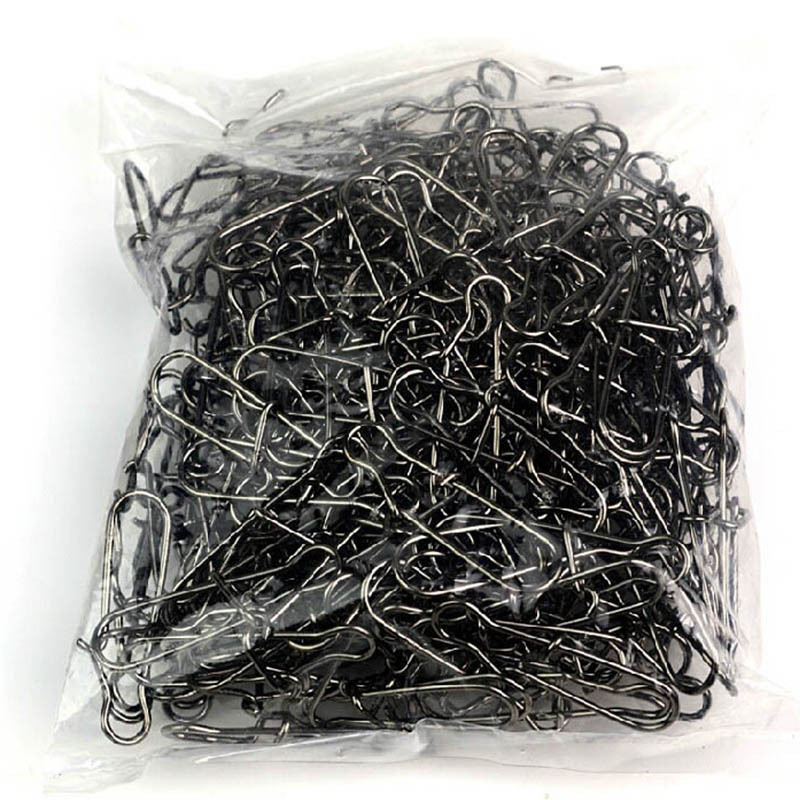 100 Peças Conector de Pesca em - Fishing Hook Stainless Steel avaliação e preço